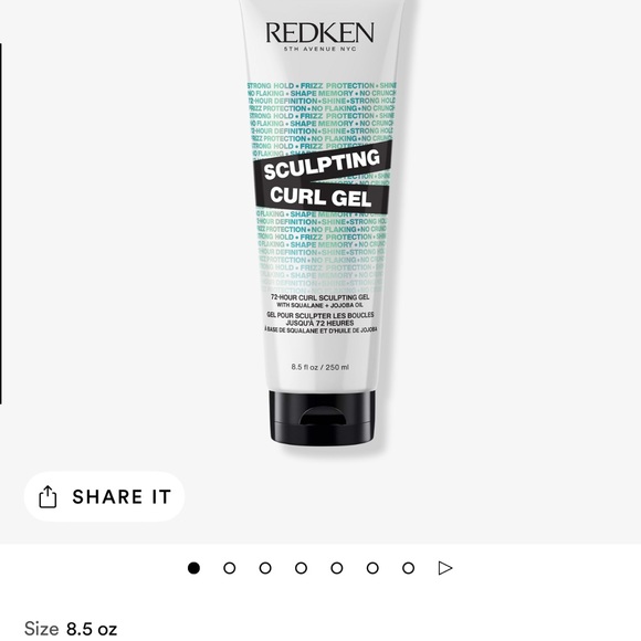 REDKEN Refreshing Curl Mist 8.5 Oz 250ml Spray Bottle & Sculpting Curl Gel 8.5 - Picture 3 of 4
